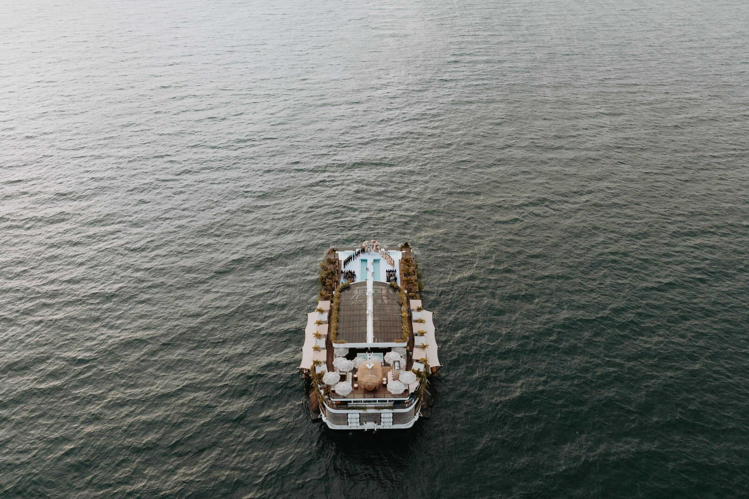 Stelluccia and Bambou wedding ceremony at Yona Beach Club, Phuket