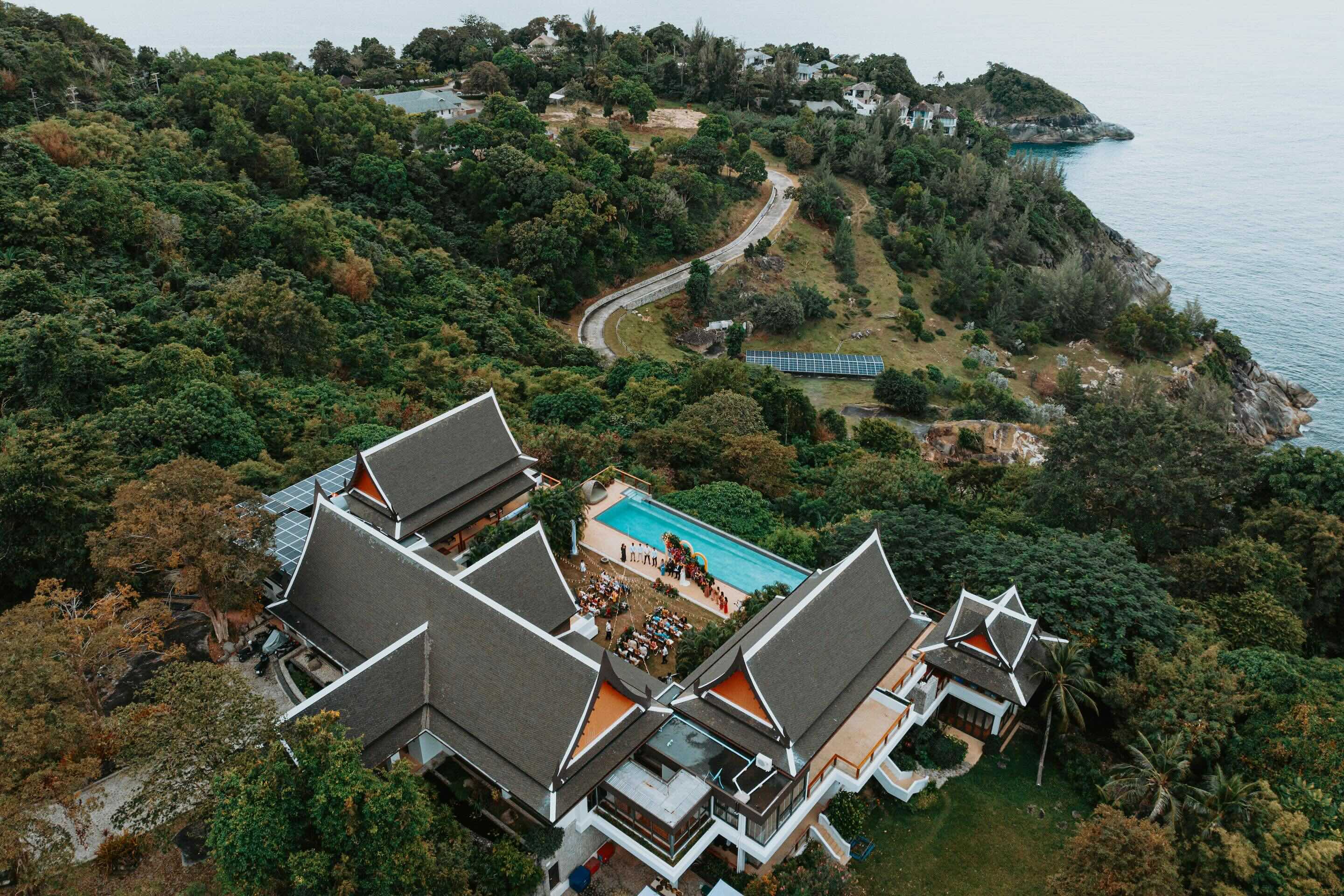 Cinematic wedding film at Villa Aye Kamala, Phuket captured by a professional wedding cinematographer