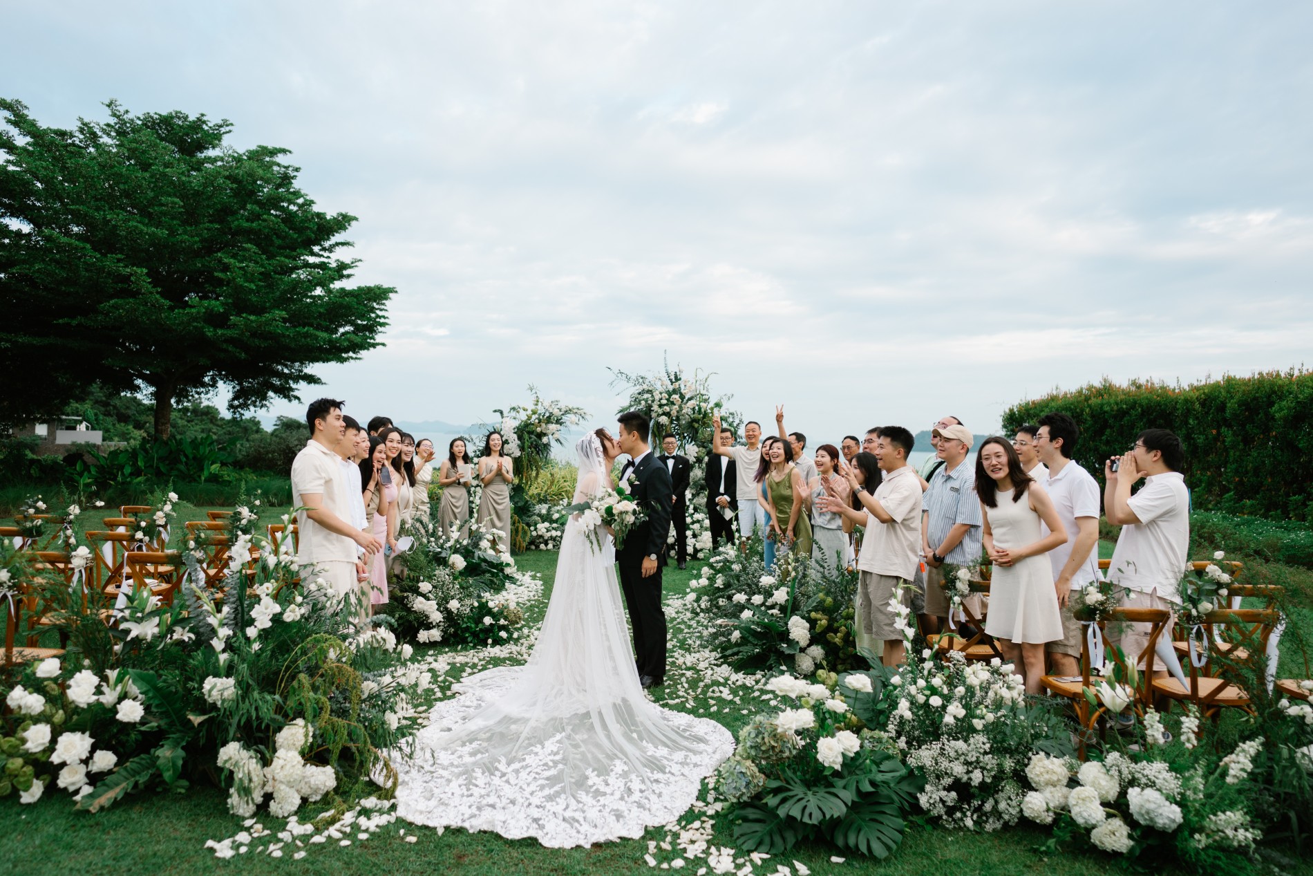 Jay and Lucie wedding at COMO Point Yamu Phuket luxury villa wedding
